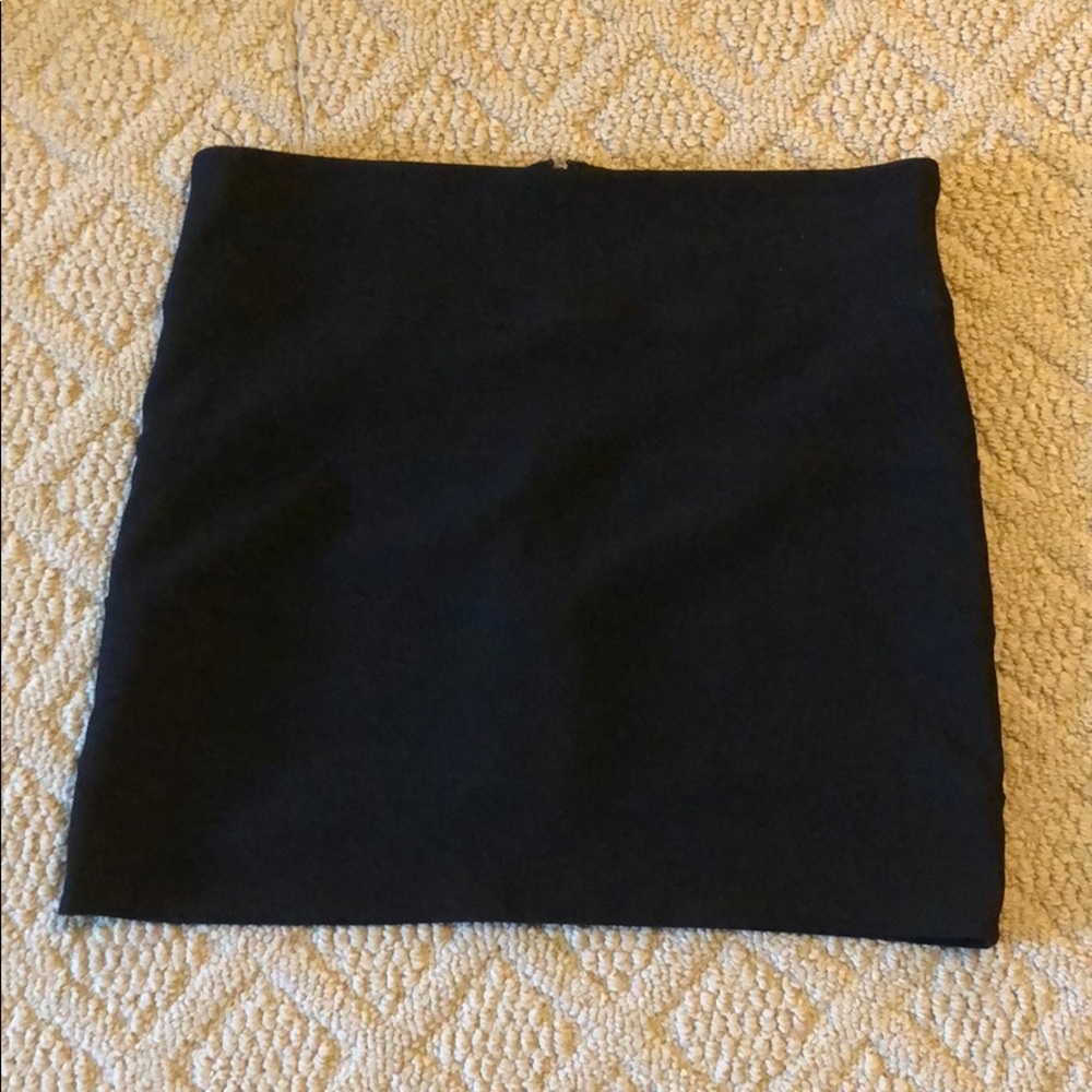 black arden b. Mini skirt with accent zipper